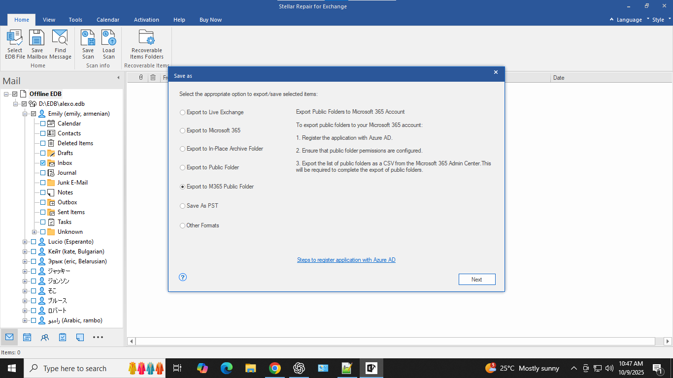 Outlook repair